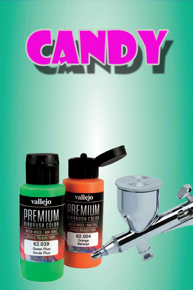 VALLEJO PREMIUM AIRBRUSH CANDY RACNG GREEN 62077 COLORI VALLEJO