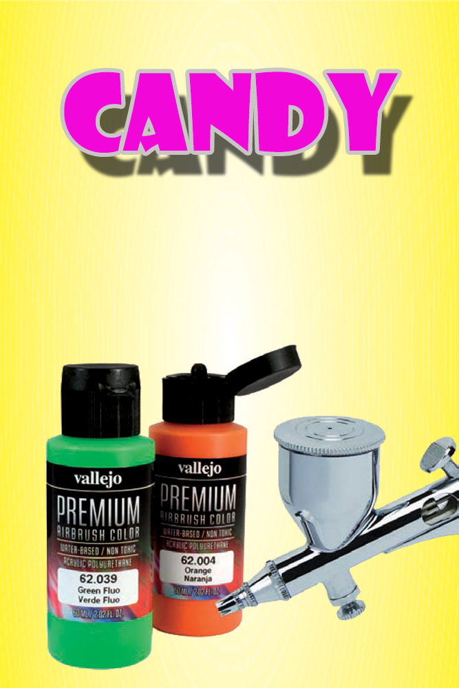 VALLEJO PREMIUM AIRBRUSH CANDY YELLOW 62071 COLORI VALLEJO