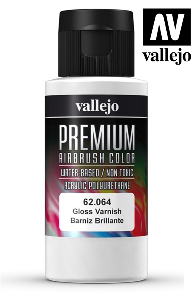 VALLEJO PREMIUM AIRBRUSH GLOSS VARNISH 62064 COLORI VALLEJO