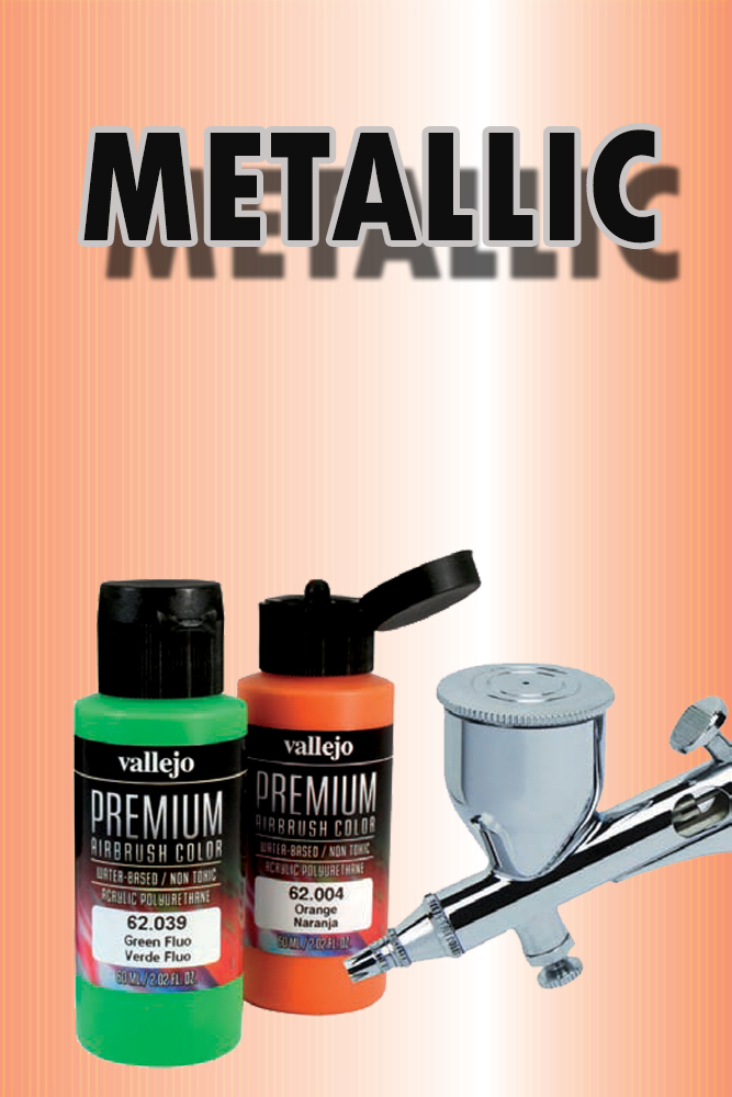 Vallejo Premium Airbrush Metallolic Arancione 62043 Colori VALLEJO