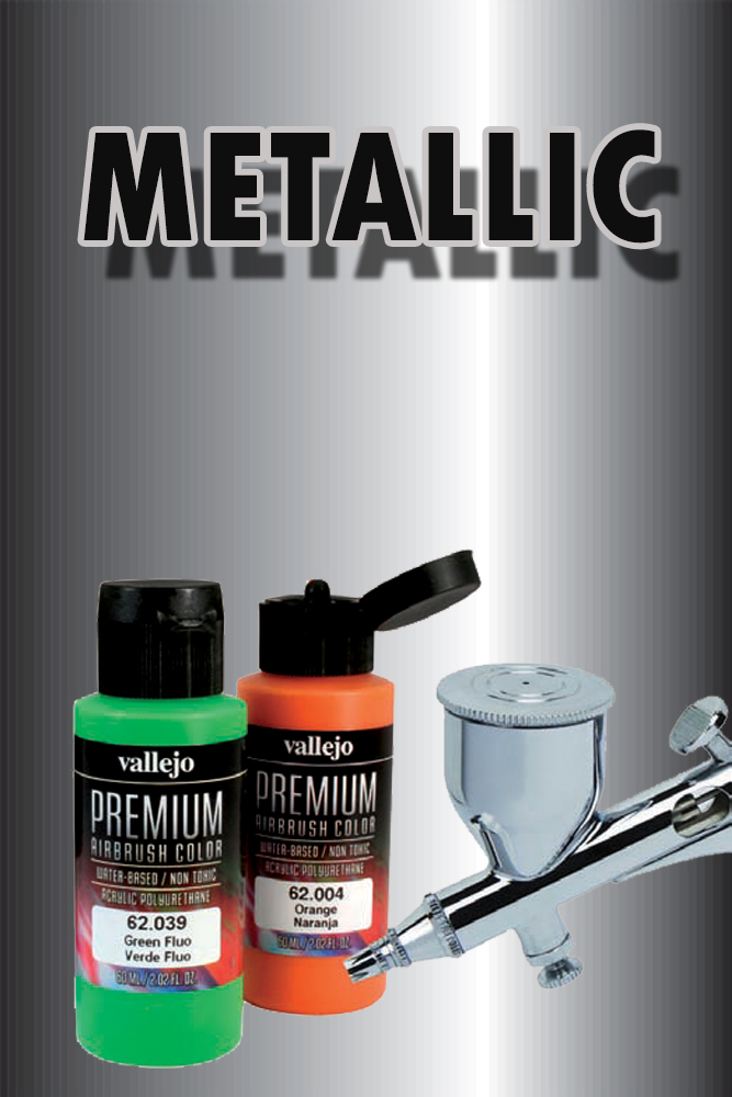Vallejo Premium Airbrush Metallolic Black 62053 Colori VALLEJO