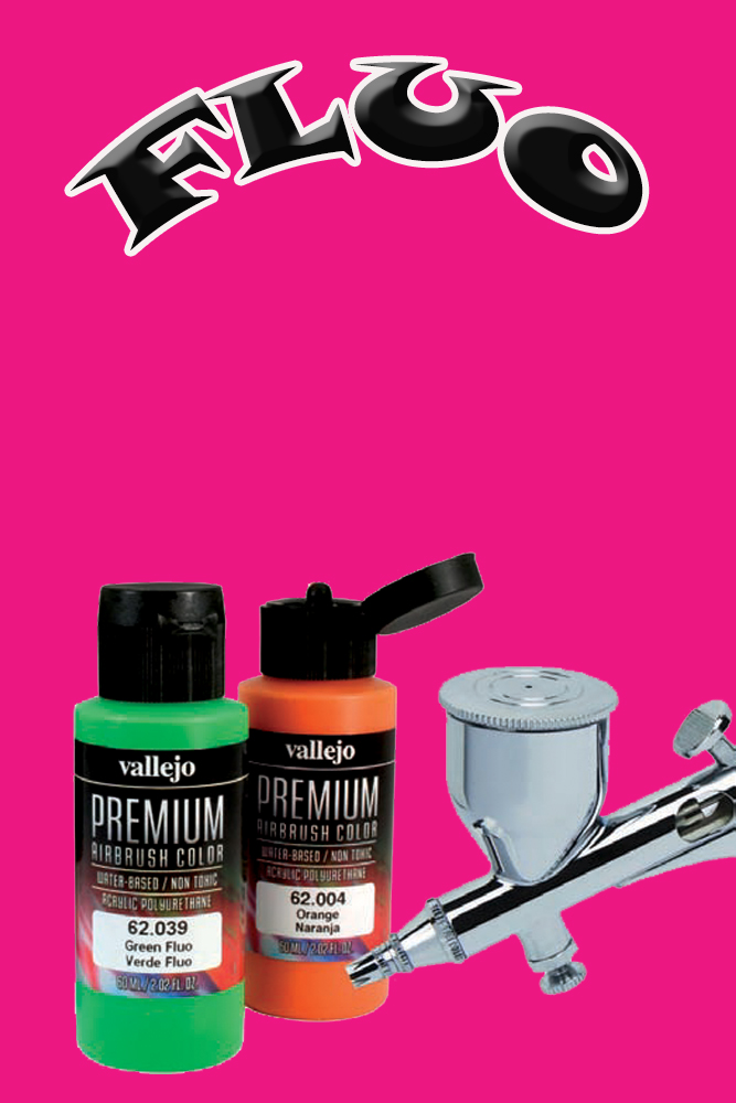 VALLEJO PREMIUM AIRBRUSH ROSE FLUO 62035 COLORI VALLEJO