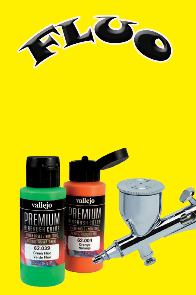VALLEJO PREMIUM AIRBRUSH YELLOW FLUO 62031 COLORI VALLEJO