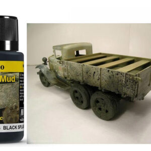 VALLEJO WEATHERING BLACK SPLASH MUD 40ML 73806 COLORI VALLEJO