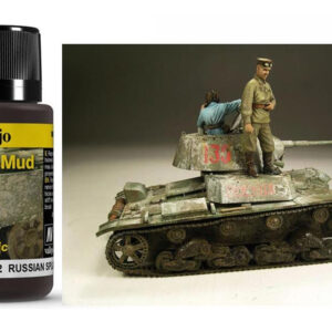 VALLEJO WEATHERING BROWN ENGINE SOOT 40ML 73802 COLORI VALLEJO