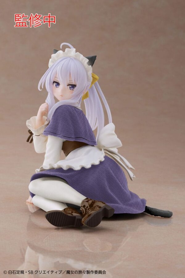 Wandering Witch: The Journey Of Elaina Pvc Statua Elaina Cat Maid Ver. Renewal Edition 18 Cm Taito Prize
