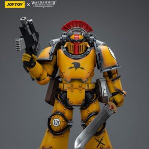Warhammer The Horus Heresy Action Figura 1/18 Imperial Fists Legion Mkiii Tactical Squad Sergeant Con Power Sword 12 Cm Joy Toy