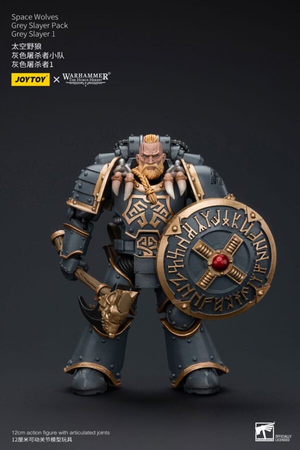 Warhammer The Horus Heresy Action Figura 1/18 Space Wolves Grey Slayer Pack Grey Slayer 1 12 Cm Joy Toy (cn)