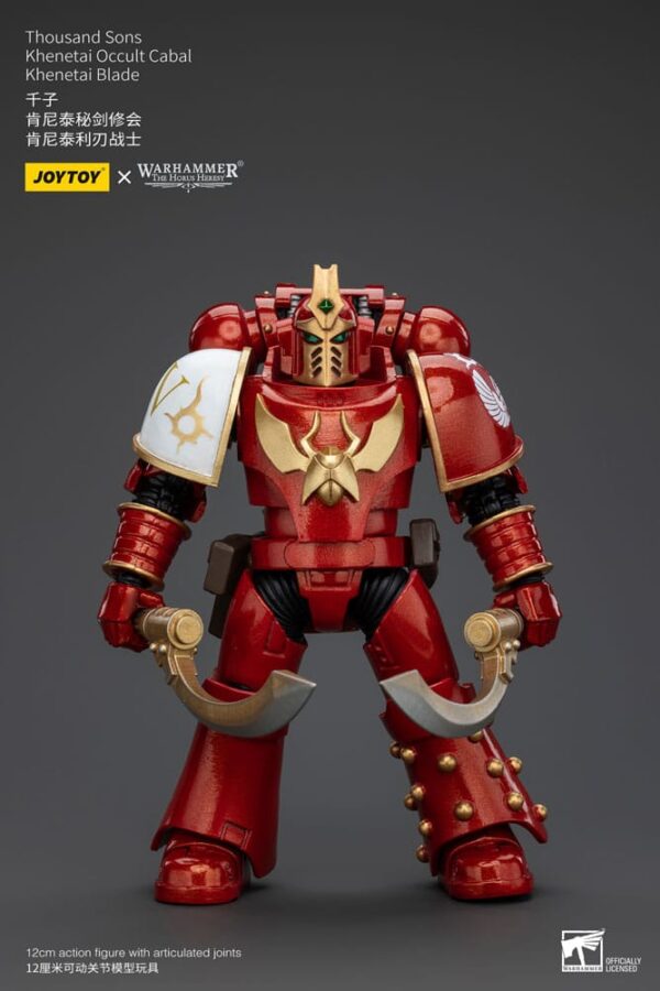Warhammer The Horus Heresy Action Figura 1/18 Thousand Sons Khenetai Occult Cabal Khenetai Blade 12 Cm Joy Toy (cn)