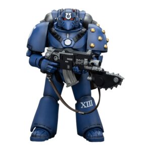 Warhammer The Horus Heresy Action Figura 1/18 Ultramarines Mk Vi Tactical Squad Legionary Con Bolter& Chainblade 20 Cm Joy Toy