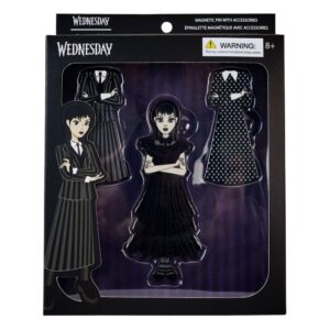 Wednesday By Loungefly Enamel Pins 4-set Wednesday Addams Paper Bambola 3 Cm Loungefly