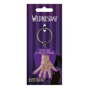 Wednesday Rubber Portachiavi Give Me A Hand Pyramid International