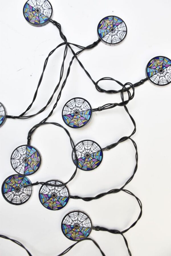Wednesday String Lights Ophelia Hall Window Blue Sky Studios