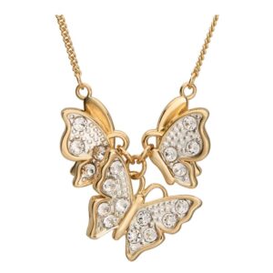 Wicked Replica 1/1 Glinda's Butterfly Collana (gold-plated) Noble Collection