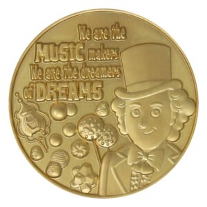 Willy Wonka & The Chocolate Factory Collectable Coin Dreamers Edizione Limitata Fanattik