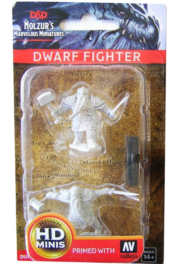 Wizkids D&d Nolzur Mum Dwarf Male Fighter Gioco Di Ruolo