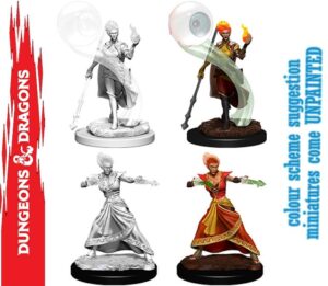 Wizkids D&d Nolzur Mum Fire Genasi Female Wizard Gioco Di Ruolo