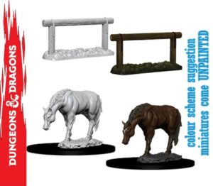 Wizkids Wizkids Um Horse & Hitch Miniature E Modellismo