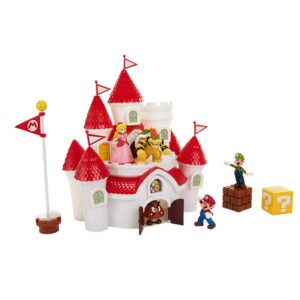 World Of Nintendo Deluxe Playset Super Mario Mushroom Kingdom Castle Jakks Pacific