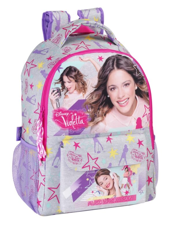 Zaino Zainetto Scuola Palestra Piscina Violetta Neon Zaino Ice Skating 43 Cm