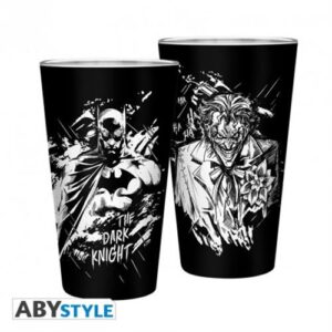 Abyver119 - Dc Comics - Bicchiere Batman & Joker 500ml Di Vetro Gadget