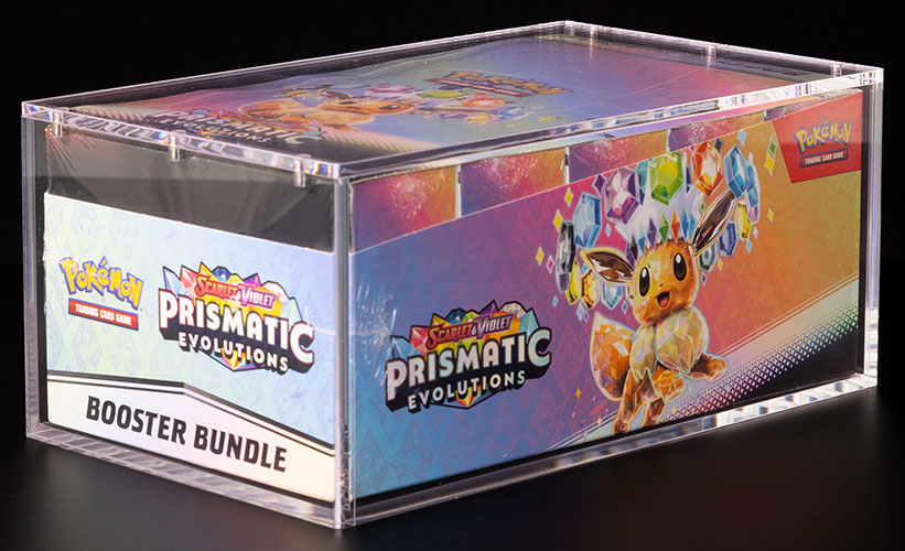 ACRYLIC BOX PROTEZIONE POKEMON BOOSTER BUNDLE CUSTODIE/PROTEZIONE - CARTE DA GIOCO/COLLEZIONE