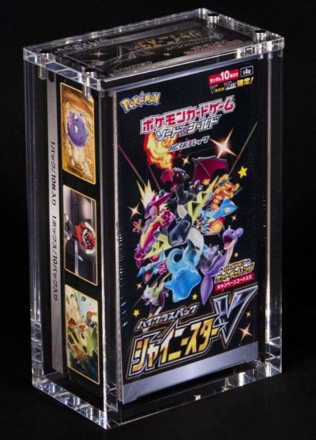 ACRYLIC BOX PROTEZIONE POKEMON JPN BOX 10 BUSTE CUSTODIE/PROTEZIONE - CARTE DA GIOCO/COLLEZIONE