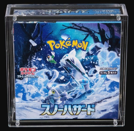 ACRYLIC BOX PROTEZIONE POKEMON JPN BOX 30 BUSTE CUSTODIE/PROTEZIONE - CARTE DA GIOCO/COLLEZIONE