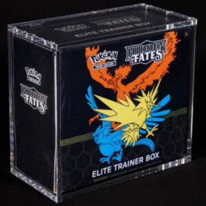 ACRYLIC BOX PROTEZIONE POKEMON SET ALLENATORE FUORICLASSE CUSTODIE/PROTEZIONE - CARTE DA GIOCO/COLLEZIONE