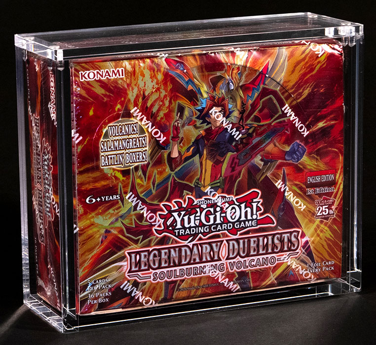 ACRYLIC BOX PROTEZIONE YU-GI-OH! BOX 36 BUSTE CUSTODIE/PROTEZIONE - CARTE DA GIOCO/COLLEZIONE