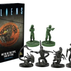 Aliens We're in the Pipe Five by Five Inglese Espansione Gioco Da Tavolo