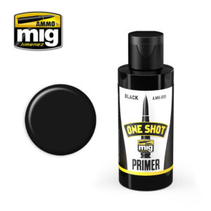 AMMO BY MIG JIMENEZ ONE SHOT PRIMER BLACK 2023 COLORI