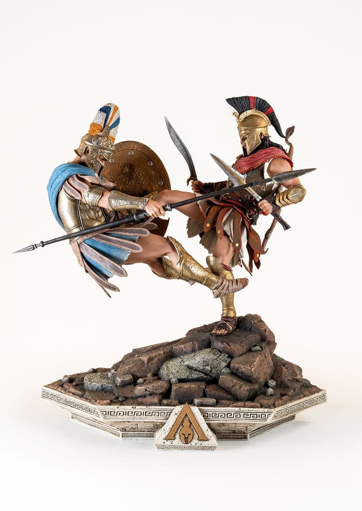 Assassin´s Creed Statua 1/6 Spartan Kick Alexios Diorama 37 Cm Pure Arts