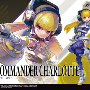ATTACK GIRL GUN LADY COMMANDER CHARLOTTE MODEL KIT BANDAI MODEL KIT
