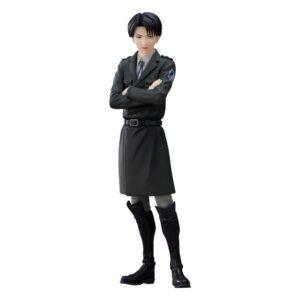 Attack On Titan Pop Up Parade Pvc Statua Levi Dark Color Ver. Heo European Esclusiva Good Smile Company