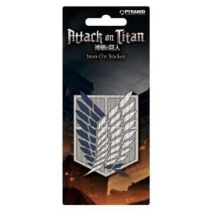 ATTACK ON TITAN S4 IRON ON STICKER Accessori Abbigliamento Pyramid International