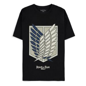 Attack On Titan T-Shirt Logo Season 4 Taglia M Difuzed