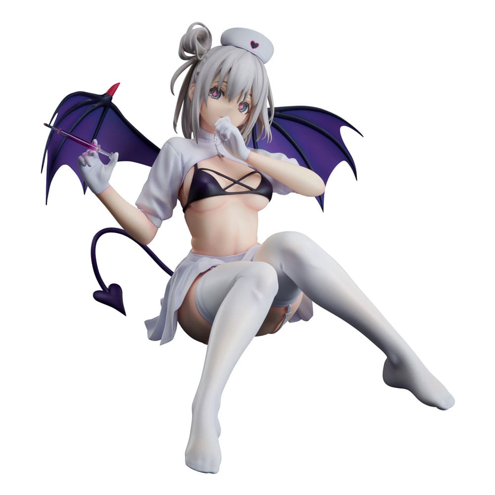 Azur Lane Pvc Statua 1/4 Manchester: Midnight Devil In White 18 Cm Freeing