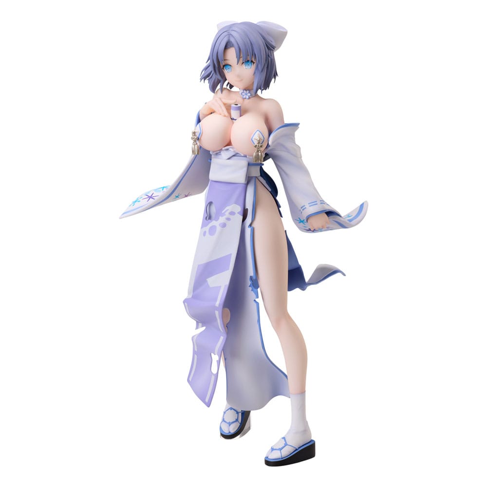 Azur Lane X Shinobi Master Senran Kagura New Link Pvc Statua 1/7 Yumi 25 Cm Freeing