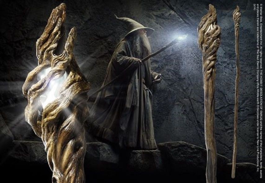 Bastone Luminoso Gandalf Lo Hobbit Il Signore degli Anelli 186 cm Noble