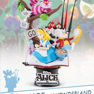 BEAST KINGDOM D-SELECT ALICE IN WONDERLAND DIORAMA STATUA
