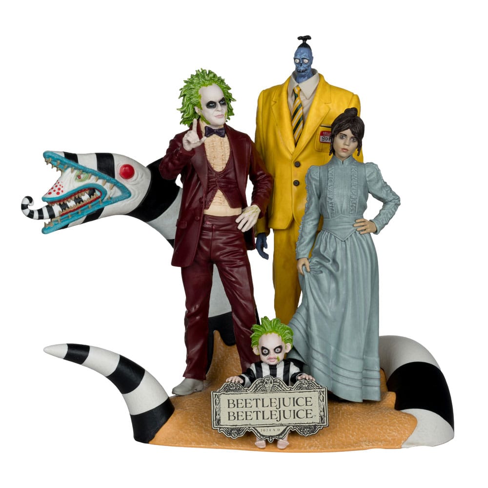 Beetlejuice Beetlejuice Movie Maniacs Pvc Statua 4-pack 15 Cm Mcfarlane Toys