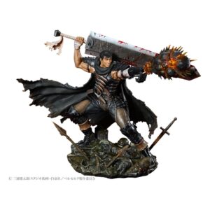 Berserk Pvc Statua 1/7 Guts Black Swordsman Ver. 26 Cm Medicos Entertainment