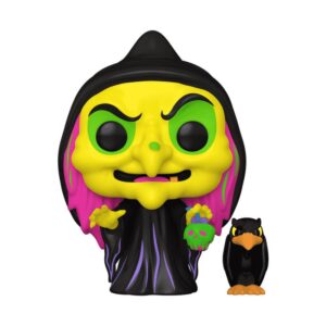 Biancaneve Pop & Buddy! Animation Vinile Figura Disguised Evil Queen Con Raven (black Light) Esclusiva 9 Cm Funko