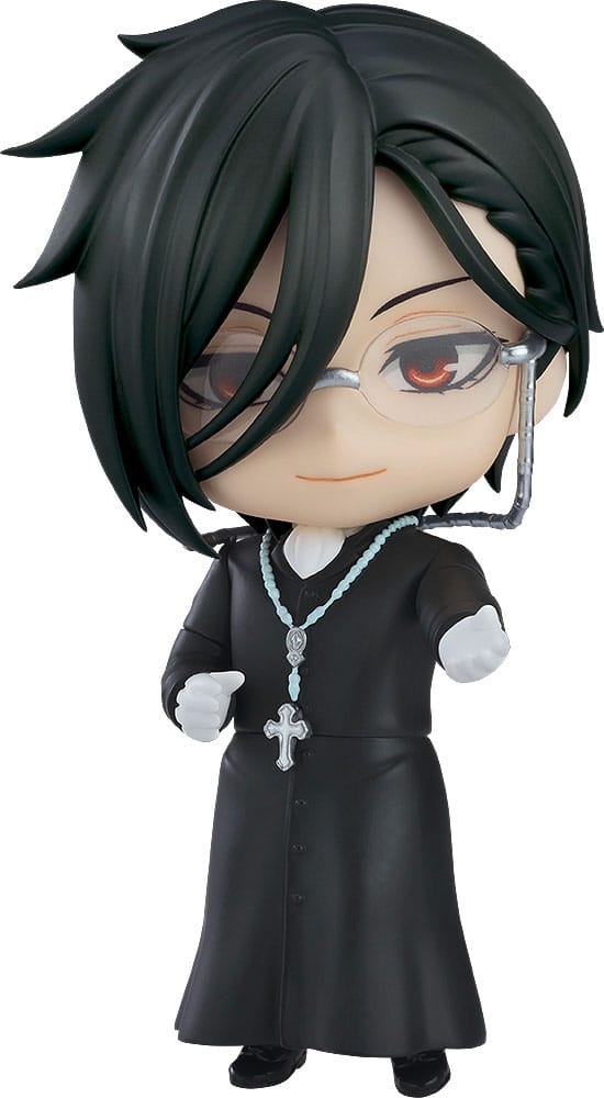 Black Butler: Boarding School Arc Nendoroid Action Figura Sebastian Michaelis: Sapphire Owl Ver. 10 Cm Orange Rouge