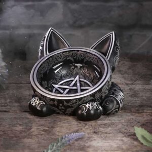Black Cat Magic Trinket Ciotola Accessori Nemesis Now