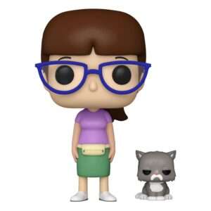Bob's Burgers Pop!&buddy Tv Vinile Figura Gayle Con Mr. Business 9 Cm Funko