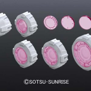 BUILDERS PARTS HD MS SIGHT LENS PINK Model Kit Bandai Model Kit Gunpla