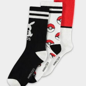 CALZE 3 PAIA POKEMON TAGLIE 43/46 - GADGET