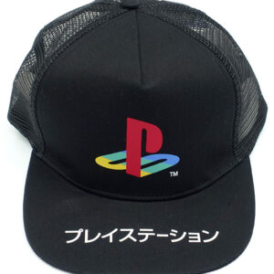 CAP PLAYSTATION KATAKANA LOGO BLACK 54CM PLAYSTATION - ABBIGLIAMENTO